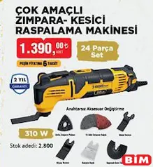 SGS ÇOK AMAÇLI ZIMPARA-KESİCİ RASPALAMA MAKİNESİ